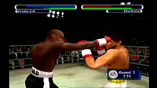 Knockout Kings 2001 (PS2) - Marvin Hagler vs. Roberto Duran