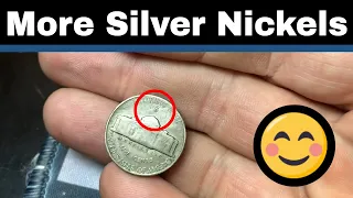 Coin Roll Hunting Nickels - Silver Nickels Found