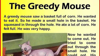 Moral Story: The Greedy Mouse | Learn English Through Stories