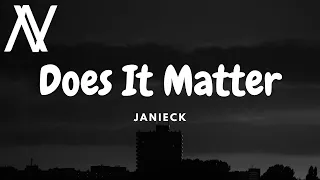 Janieck - Does It Matter (Lyric Video)