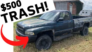 Buying a JUNK Dodge Ram for $500 and TRANSFORMING IT [] 2nd Gen. Ram 1500 2500 V8 4x4 Budget Build