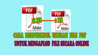 MERUBAH UKURAN FILE PDF KE UKURAN 2MB ATAU LBIH KECIL