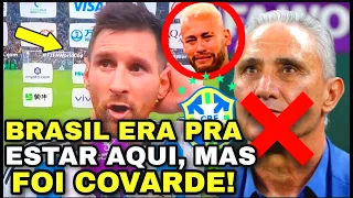 🚨IH!! MESSI MANDOU A REAL PRO BRASIL E DETONOU TITE APÓS PASSAR PRA FINAL!