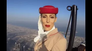 Making of 'On top of the world': Emirates' viral ad on Burj Khalifa - Shocking stunt video