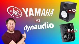 Yamaha HS8 vs Dynaudio BM6A --- SHOOTOUT!