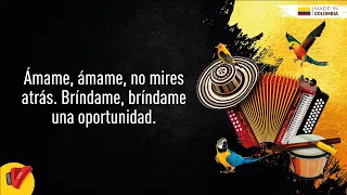 Ámame, Los Inquietos De Vallenato, Video Letra - Sentir Vallenato