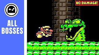 Wario Land II (GBC) - All Bosses - (No Damage)