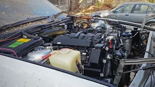 BMW E34 Touring - 540 6 speed swapped - First Start