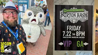 San Diego Comic Con 2022 | The BEST Day | Tim Burton Themed After Party & Disney+ Event | SDCC 2022