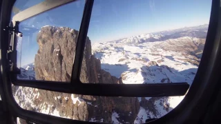 Helicopter flight to Mont Blanc from Les Arcs