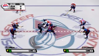 NHL 2005 Gameplay Colorado Avalanche vs Florida Panthers