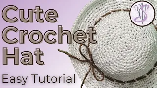 Crochet Bucket Hat-SO EASY!!!-Perfect for ANY season. Adjustable to ANY SIZE!!