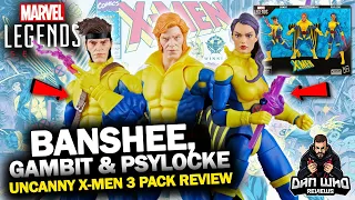 Marvel Legends Uncanny X-Men Banshee, Gambit, & Psylocke 3 Pack Review