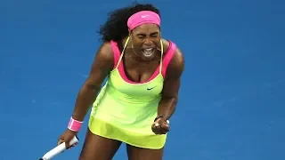 Serena Williams vs Elina Svitolina AO 2015 Highlights