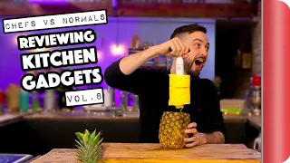 Chefs Vs Normals Reviewing Kitchen Gadgets Vol. 8 | Sorted Food