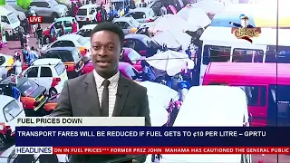 ''Transport fares will be reduced if fuel gets to Ghc9 per liter - GPRTU