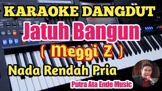 JATUH BANGUN - Karaoke Dangdut - Meggi Z - Nada Rendah Pria