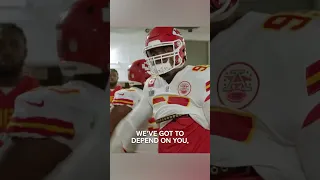 Chris Jones rallying the Chiefs before Super Bowl LVII 🔥