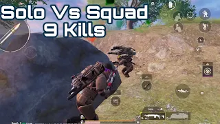 These Four Enemies Turned Out To Be Very Fast - Solo Vs Squad Pubg Metro Royale Gameplay