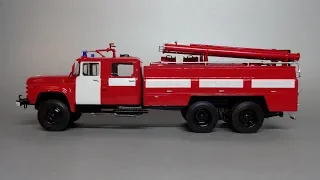 ЗиЛ-133ГЯ Автоцистерна пожарная АЦ-40 | Start Scale Models | Обзор масштабной модели автомобиля 1:43
