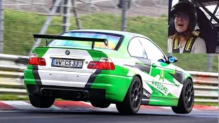 Ist die Polo Fahrerin eine schlechter Beifahrer? E46 M3 Nürburgring Nordschleife