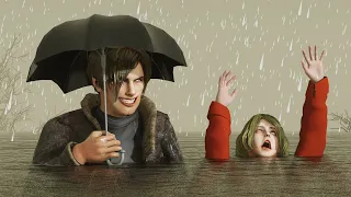 Rain in Resident Evil 4 Remake be like .....