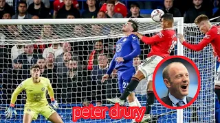 Chelsea vs Manchester United (1-1) highlights match peter drury English  commentary