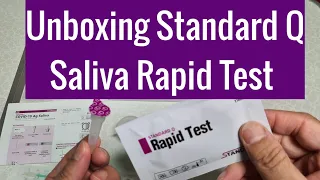 Unboxing Standard Q Covid-19 AG Saliva Self Test Kit