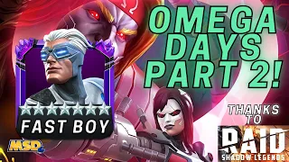 INSANE OMEGA DAY EVENT PART 2 | 7 STARS, AND A NEW RANK 3!