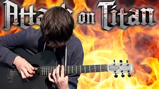 Attack on Titan S2 Opening - Shinzou wo Sasageyo! - Fingerstyle Guitar Cover - 進撃の巨人 OP3