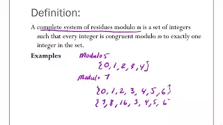 Solving Linear Congruences with One Unique Solution Solution