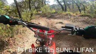 🏍️ PITBIKE "2" 125cc marca SUNL (LIFAN) en bosque de la primavera (SEGUNDO USO) JALISCO MEXICO