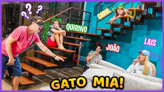 GATO MIA COM TODOS NA CASA NOVA!! ( NOVO MINI GAME ) [ REZENDE EVIL ]