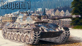 Leopard 1 карта Эрленберг, 9.9К dmg, 7 kills. WoT 1.7.1. 2К VIDEO.