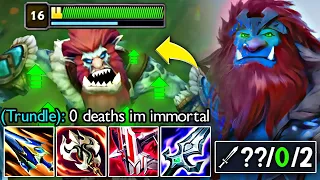 LIFESTEAL TRUNDLE IS LITERALLY UNKILLABLE (0 DEATHS)