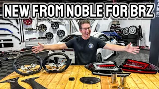 New from Noble for 2022+ Subaru BRZ & Toyota GR86 | Tails, Exhaust Tips, Steering Wheels, & More