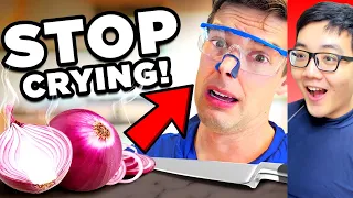 Food Theory: We Debunked the WORST Onion Cutting Hacks!… Humdrum Singaporean REACTS To @FoodTheory