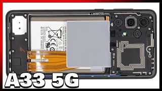 Samsung Galaxy A33 5G Disassembly Teardown Repair Video Review