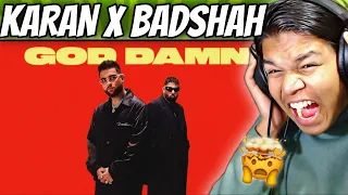 Badshah X Karan Aujla - God Damn (Official Video) 🔥🔥 | Ek THA RAJA | JAINWIN REACTION