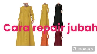 cara repair jubah muslimah
