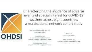 OHDSI Study: Calculating background rates of adverse events of special interest for COVID vaccines