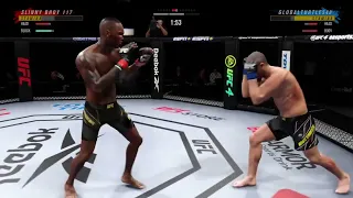 UFC 271 Adesanya V Whitaker full fight - Round 2