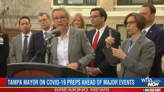 Mayor Jane Castor addresses coronavirus concerns ahead of major events in Tampa
