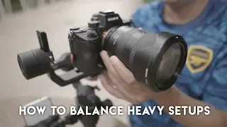 DJI Ronin SC Tutorial: Balance any BIG and HEAVY camera setups! (Canon 550d)