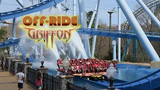 Griffon Off-Ride Footage, Busch Gardens Williamsburg B&M Dive Machine | Non-Copyright