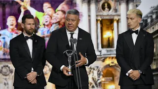 Lionel Messi & his Argentina World Cup team win the 2023 Laureus World Sports Award