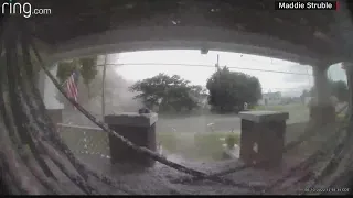 Ring doorbell video shows Evansville home explosion