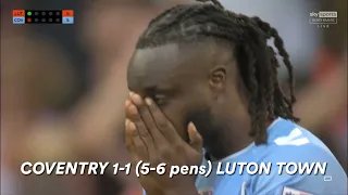 Coventry vs Luton Town | Full Penalty Shooutout (5-6) | Luton Promoted To Premier League