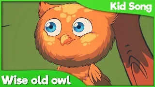 A Wise Old Owl Kid Songs 🐦 Awesome Nursery Rhymes & Baby Song