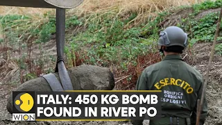 Italy: Dried-up river reveals 450 kg unexploded bomb, experts carry out controlled explosion | WION